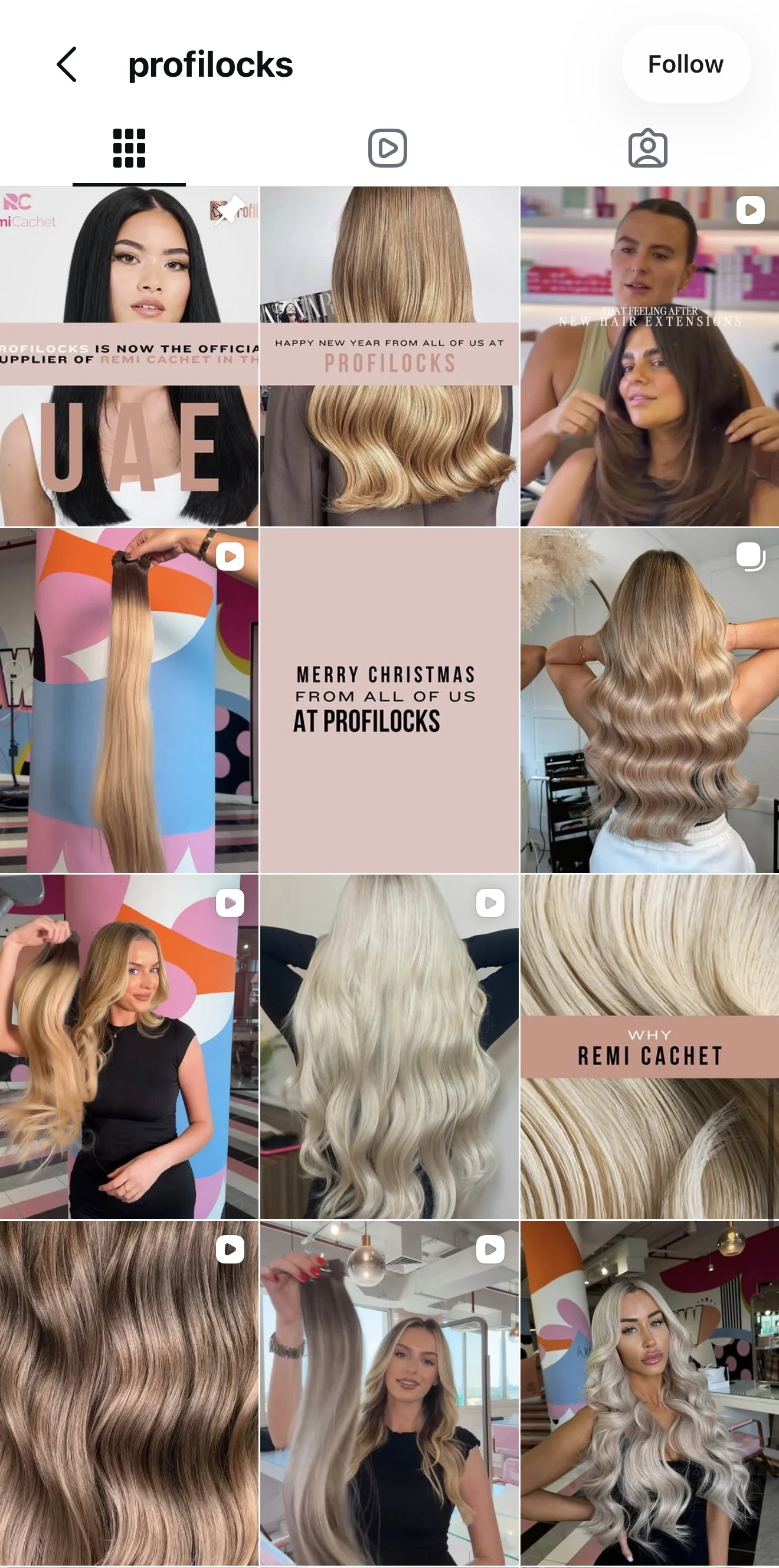 ProfiLocks Instagram grid